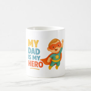 Mijn vader is mijn held - Schattigee Baby Superher Koffiemok