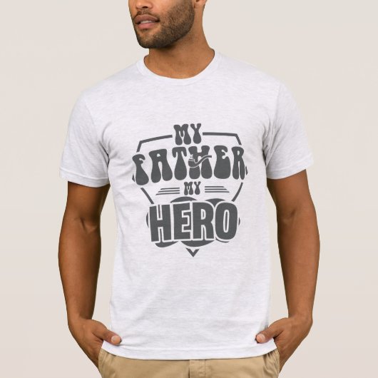 Mijn vader is mijn held t-shirt (Voorkant)
