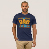 Mijn vader is mijn held T-shirt – Beste papa ooit (Voorkant volledig)