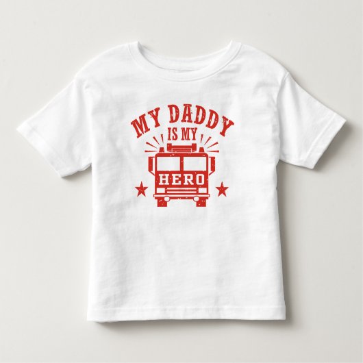 Mijn vader is mijn Hero Kinder Shirts (Voorkant)