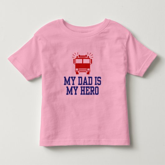 Mijn vader is mijn Hero Kinder Shirts (Voorkant)