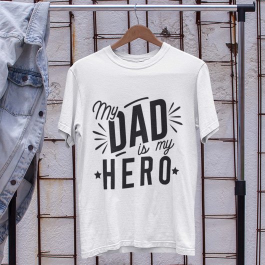 Mijn vader is mijn Hero T-shirt