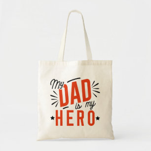 Mijn vader is mijn Hero Tote Bag