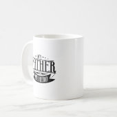 Mijn vader is mijn Mok voor hio Typografie (Voorkant links)
