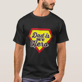 Mijn vader is mijn superheld Best Dad's Day Cool T-shirt