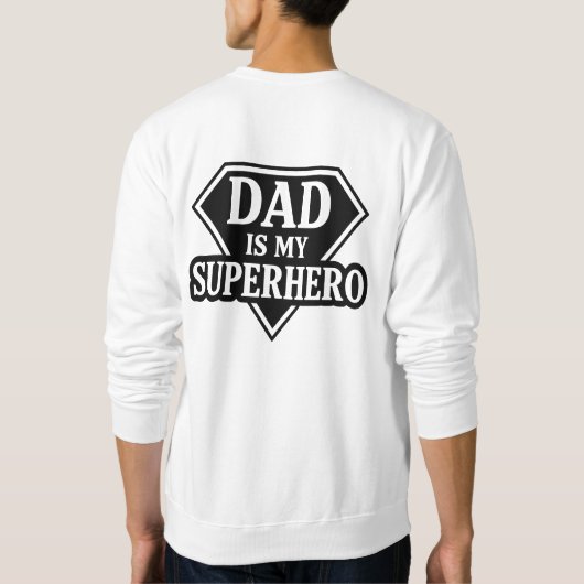 Mijn vader is mijn superheld trui (Achterkant)