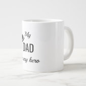Mijn vader is mijn superheld | vadersdag mokken (Voorkant rechts)