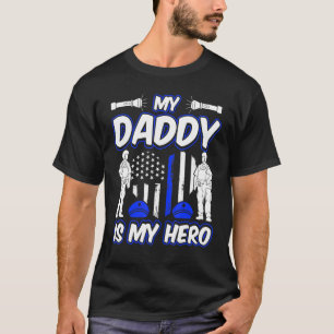 Mijn vader is mijn zoon van de politie van Hero of T-shirt