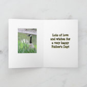 "Mijn vader is Numero Uno" / Happy Vaderdag Kaart (Binnen)
