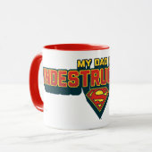 Mijn vader is onverwoestbaar mok (Voorkant links)