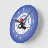 Mijn vader is op een onderzeeër. ronde klok (Hoek)