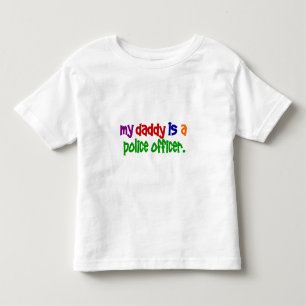 Mijn vader is politieagent 1 (primair) kinder shirts