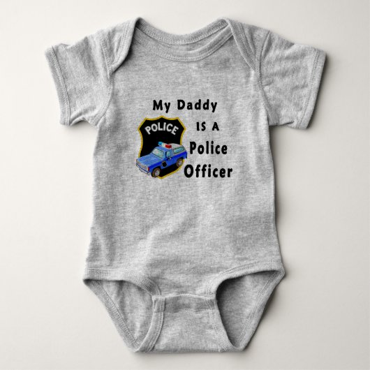 Mijn vader is politieagent romper (Voorkant)