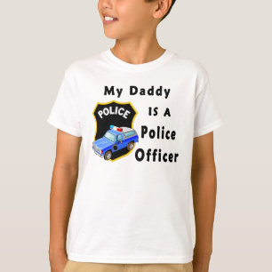 Mijn vader is politieagent t-shirt