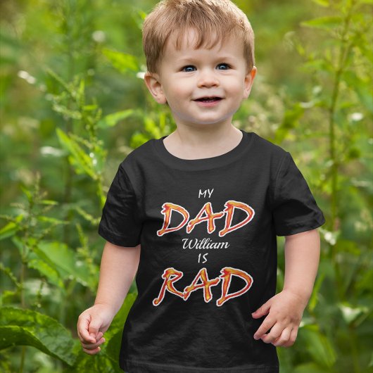 Mijn vader is Read Custom Name toevoegen Kinder Shirts