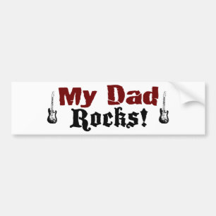 Mijn vader is te gek bumpersticker