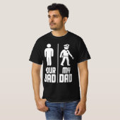 Mijn vader is uw politieagent t-shirt (Voorkant volledig)