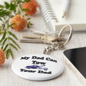 Mijn vader kan je vader zien sleutelhanger (Zijkant)