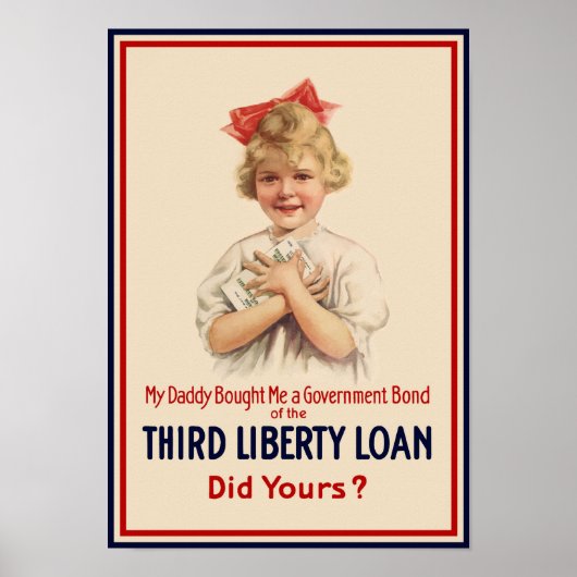 Mijn vader kocht me een staatsobligatie poster (Voorkant)