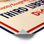 Mijn vader kocht me een staatsobligatie poster (Hoek)