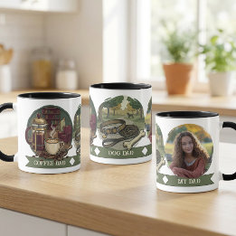 Mijn vader koffie- en hondenliefhebber | Vaderdag  Mok