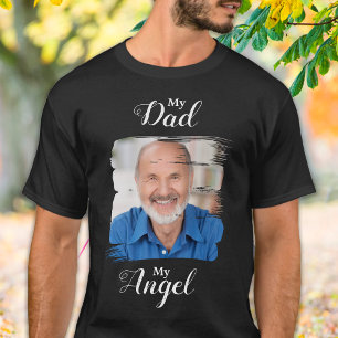 Mijn vader Mijn Angel Custom Photo Memorial T-shirt