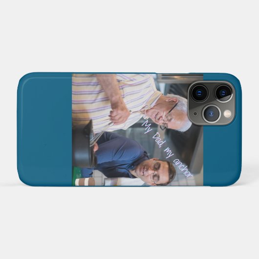 Mijn vader, mijn anker Case-Mate iPhone case (Achterkant (horizontaal))