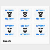 Mijn vader mijn held Cool baard sticker | Vaderdag (Vel)