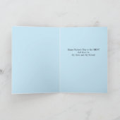 Mijn vader, mijn held. Leuke kleurrijke Inspirivit Kaart (Binnen)