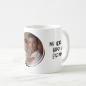 Mijn vader Mijn held Mijn alles citaat Koffiemok (Voorkant rechts)