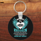 Mijn vader mijn held uit mijn voogdijengel sleutelhanger (Voorkant)