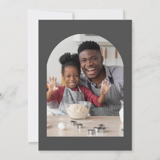 Mijn vader, mijn held Vaderdag Kaart (Achterkant)