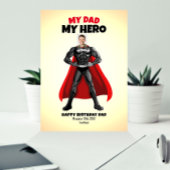 Mijn vader Mijn Hero Funny Birthday Kaart