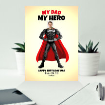 Mijn vader Mijn Hero Funny Birthday