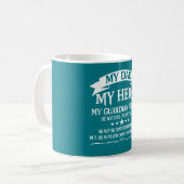 Mijn vader - Mijn HERO Koffiemok (Voorkant links)