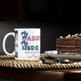 Mijn vader Mijn Hero Militaire Vaderdag 2 Foto Koffiemok