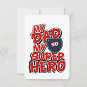Mijn vader Mijn Super Hero Aankondiging (Voorkant)