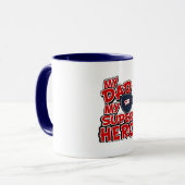 Mijn vader mijn Super Hero Mok (Voorkant links)