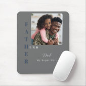 Mijn vader, mijn superheld muismat (Met muis)