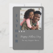 Mijn vader, mijn superheld Vaderdag (Voorkant)