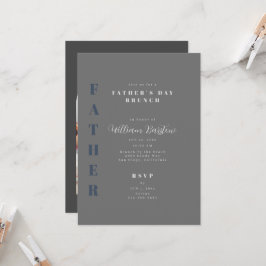 Mijn vader, mijn superheld Vaderdag brunch Kaart