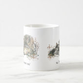 Mijn vader...Mijn vriend Waterverf Wolf Art Mok (Center)