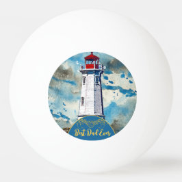 Mijn vader Mijn vuurtoren Beste Pap Ooit Vaderdag Pingpongbal