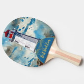 Mijn vader Mijn vuurtoren Beste Pap Ooit Vaderdag Tafeltennisbatje (Zijkant)