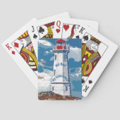 Mijn vader Mijn vuurtoren Vaderdag inspirerend Pokerkaarten (Achterkant)