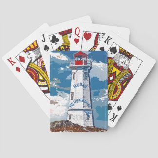 Mijn vader Mijn vuurtoren Vaderdag inspirerend Pokerkaarten