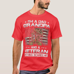 Mijn vader opa en een veteraan die de VS opa T-shirt