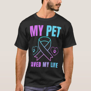 Mijn vader redde mijn leven Zelfmoordpreventie Emo T-shirt