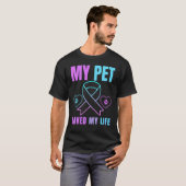 Mijn vader redde mijn leven Zelfmoordpreventie Emo T-shirt (Voorkant volledig)