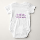 Mijn vader rijdt op motorfietsen romper (Achterkant)